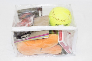 5-Pack Heavy Duty Vinyl Zippered Storage Bags Clear 8" x 6" x 5" 1 Gallon - Image 3