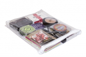 5-Pack Heavy Duty Vinyl Zippered Storage Bags Clear 9" x 11" x 1" 0.4 Gallon