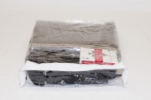 10-Pack Heavy Duty Vinyl Zippered Storage Bags Clear 9" x 11" x 2" 0.9 Gallon - Image 3