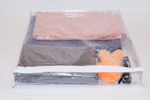 5-Pack Heavy Duty Vinyl Zippered Storage Bags Clear 15" x 18" x 2" - Image 3