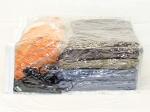 10-Pack Heavy Duty Vinyl Zippered Storage Bags Clear 15" x 18" x 7" 8.2 Gallon - Image 4