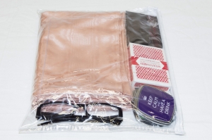 10-Pack Heavy Duty Thin Vinyl Zippered Storage Bags Clear 11" x 9" 0.4 Gallon - Image 2