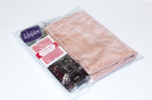 10-Pack Heavy Duty Thin Vinyl Zippered Storage Bags Clear 11" x 9" 0.4 Gallon - Image 4