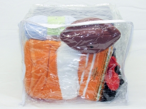 10-Pack Heavy Duty Vinyl Zippered Storage Bags Clear 15" x 18" x 12" 14 Gallon - Image 2