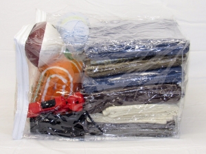 10-Pack Heavy Duty Vinyl Zippered Storage Bags Clear 15" x 18" x 12" 14 Gallon - Image 3