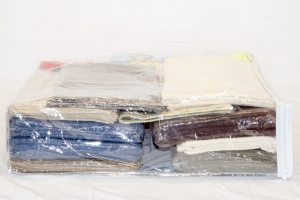 5-Pack Heavy Duty Vinyl Zippered Storage Bags Clear 20" x 23" x 6" 11.9 Gallon - Image 2