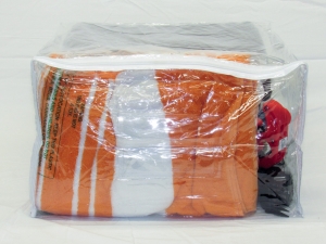 10-Pack Heavy Duty Vinyl Zippered Storage Bags Clear 15" x 18" x 9" - Image 3