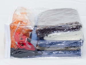 10-Pack Heavy Duty Vinyl Zippered Storage Bags Clear 15" x 18" x 9" - Image 5