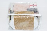 5-Pack Clear Vinyl Zippered Storage Bags 11 x 11 x 6 Inch for Blankets, Sweaters and Pants - Image 3